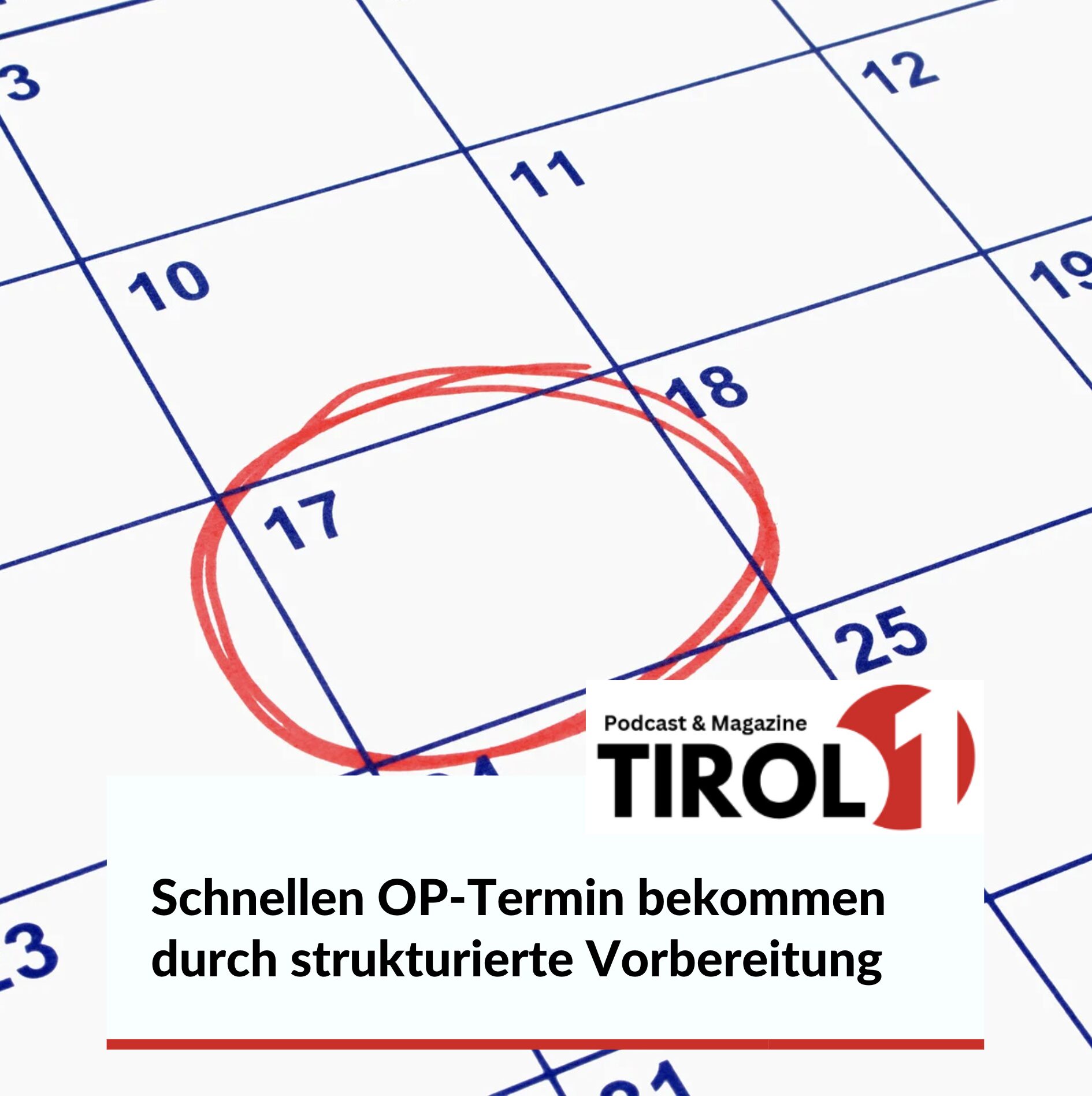 Schnellen OP-Termin bekommen durch strukturierte Vorbereitung Schnellen OP-Termin bekommen durch strukturierte Vorbereitung