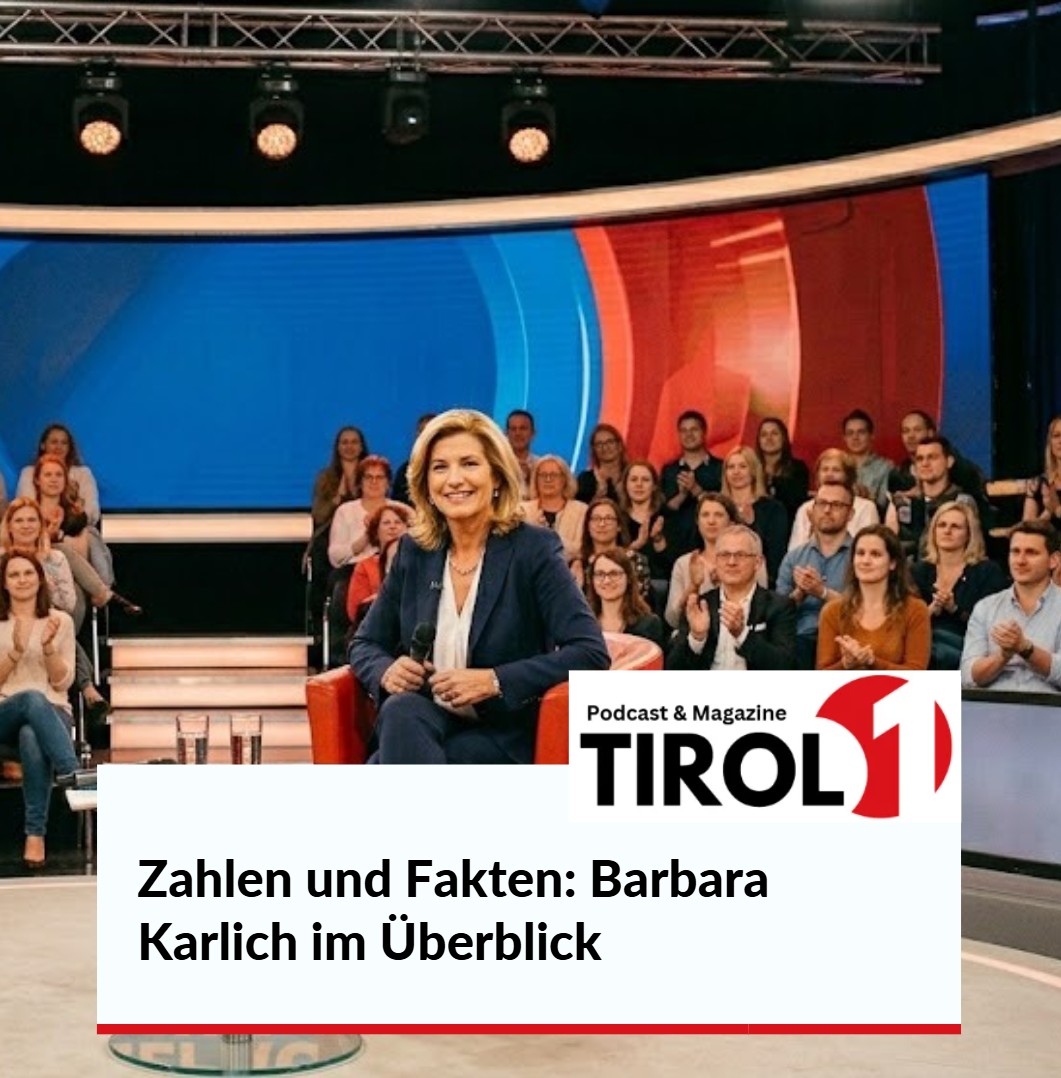 Zahlen und Fakten Barbara Karlich im Überblick Zahlen und Fakten Barbara Karlich im Überblick